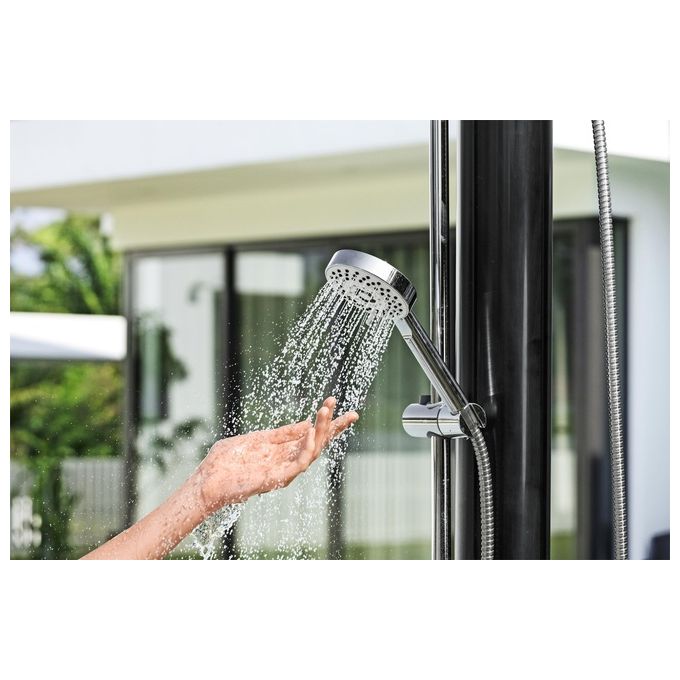 Bestway 58695 Solar Flow Doccia Esterna Solare 20 L 218 cm PVC Acciaio Inox colore Nero