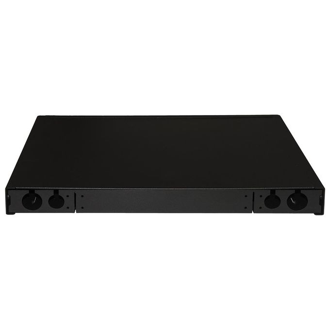 Link Pannello Fibra Ottica 19'' con 24 Porte SC Simplex o LC Duplex Profondita' 250mm Nero con Accessori
