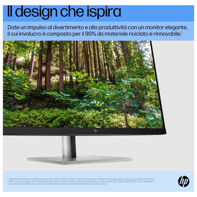 HP 6N4E2AA#ABB E27 G5 Monitor PC 27'' Full HD IPS 1920x1080 75Hz 5ms Hub USB 3.2 HDMI DisplayPort colore Nero