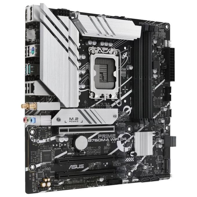 Asus PRIME B760M-A WIFI D4 Scheda Madre micro ATX Socket LGA 1700 Intel B760 DDR4 128 GB Wi-Fi 6 Bluetooth 5.2 2.5 Gigabit Ethernet PCIe 4.0 2x M.2