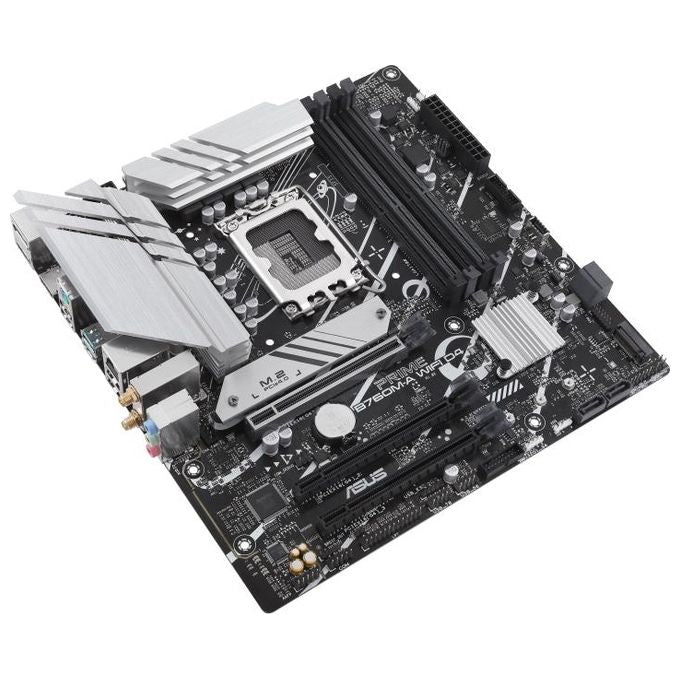 Asus PRIME B760M-A WIFI D4 Scheda Madre micro ATX Socket LGA 1700 Intel B760 DDR4 128 GB Wi-Fi 6 Bluetooth 5.2 2.5 Gigabit Ethernet PCIe 4.0 2x M.2
