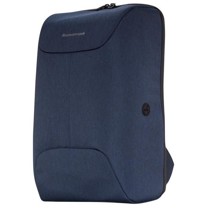 Dbramante1928 BG16DABL1712 Charlottenborg Zaino in Poliestere Riciclato per Notebook da 16'' con 6 Scomparti Resistente all'Acqua colore Blu