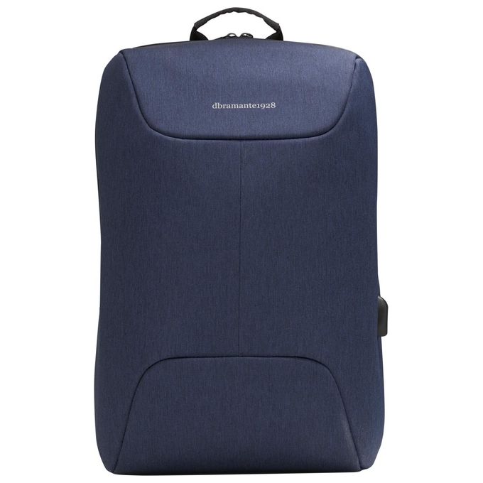 Dbramante1928 BG16DABL1712 Charlottenborg Zaino in Poliestere Riciclato per Notebook da 16'' con 6 Scomparti Resistente all'Acqua colore Blu