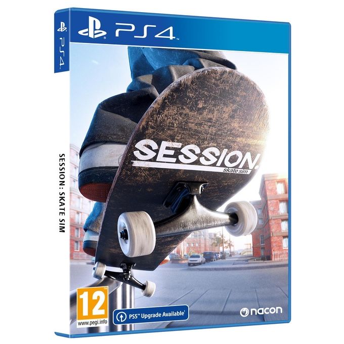 NACON PS4SESSIONIT Session: Skate Sim Gioco Standard ITA PlayStation 4 Genere Simulazione Sport Data di Rilascio 22-09-2022 PEGI 12 colore Nero