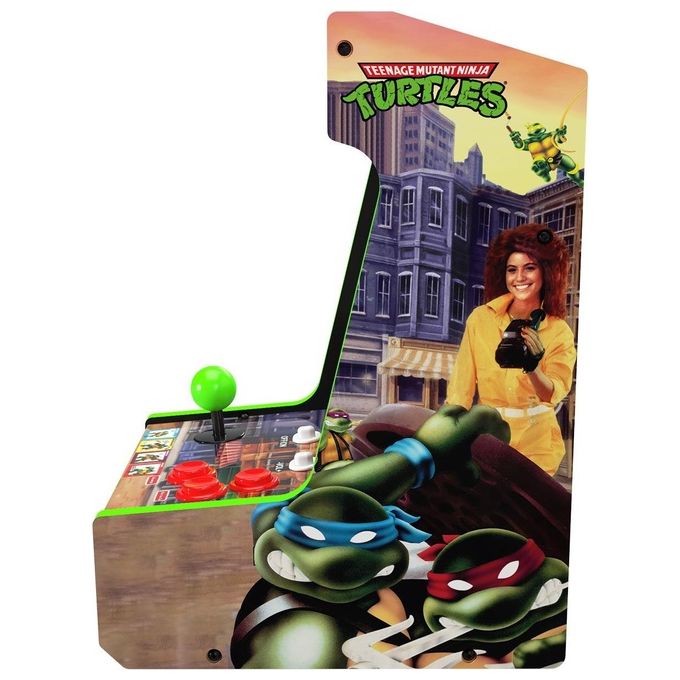Arcade1Up TMN-C-23860 Turtles in Time Countercade Console Retrogaming 2 Giochi Schermo LCD 8'' colore Multicolore