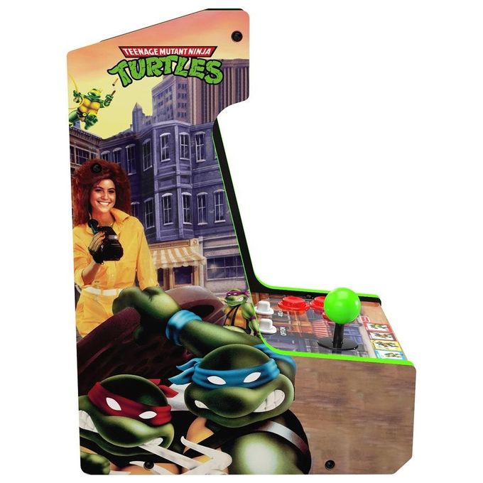 Arcade1Up TMN-C-23860 Turtles in Time Countercade Console Retrogaming 2 Giochi Schermo LCD 8'' colore Multicolore