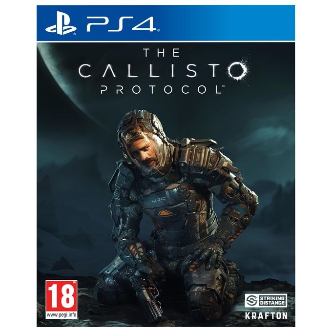 Krafton CALLISTOPROTSTD The Callisto Protocol Standard Edition Gioco PS4 Horror Narrativo in Terza Persona con Sistema di Combattimento Mischia e Distanza colore Nero
