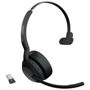 Jabra 25599-899-999 Evolve2 55 Auricolare Wireless con ANC Microfono con Cancellazione del Rumore Bluetooth USB tipo-C Portata 30 m colore Nero