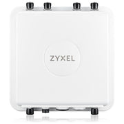 Zyxel WAX655E-EU0101F NebulaFlex Pro Access Point Wireless Outdoor Wi-Fi 6 Dual Radio 4x4 5375 Mbps 2.5 Gbps PoE IP67 colore Bianco