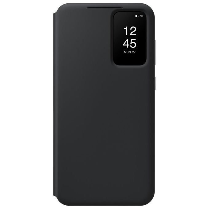 Samsung EF-ZS916CBEGWW Galaxy S23+ Smart View Wallet Case Custodia a Libro Finestra Interattiva Slot Schede colore Nero