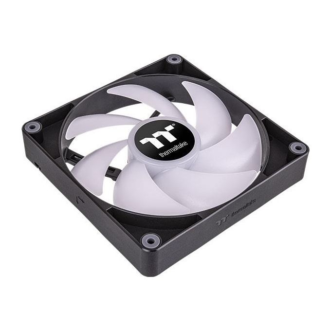 Thermaltake CL-F149-PL12SW-A CT120 ARGB Sync Ventilatore PC 120 mm 500-2000 rpm 57,05 CFM 2,23 mmH2O colore Nero Bianco