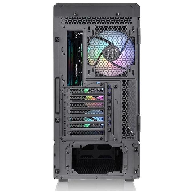 Thermaltake CA-1X5-00M1WN-00 Ceres 500 TG ARGB Case per PC Midi Tower con 3 Ventole ARGB 140 mm e Pannello Laterale in Vetro Temperato colore Nero
