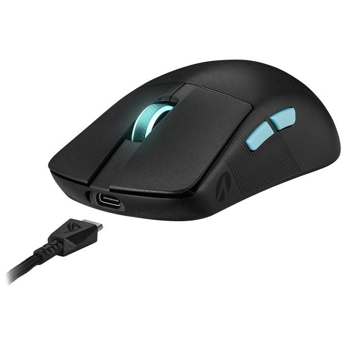 ASUS 90MP02W0-BMUA00 ROG Harpe Ace Aim Lab Edition Mouse Gaming Wireless 36000 DPI RGB 54 g colore Bianco