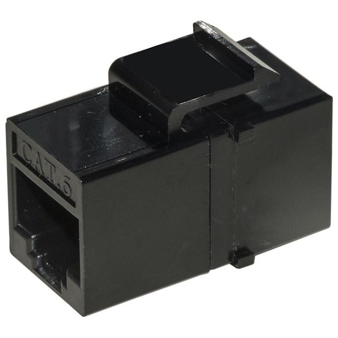 Link Adattatore Passante 2x8 Poli Rj45 Utp non Schermato cat.6 con Ganci per Pannelli