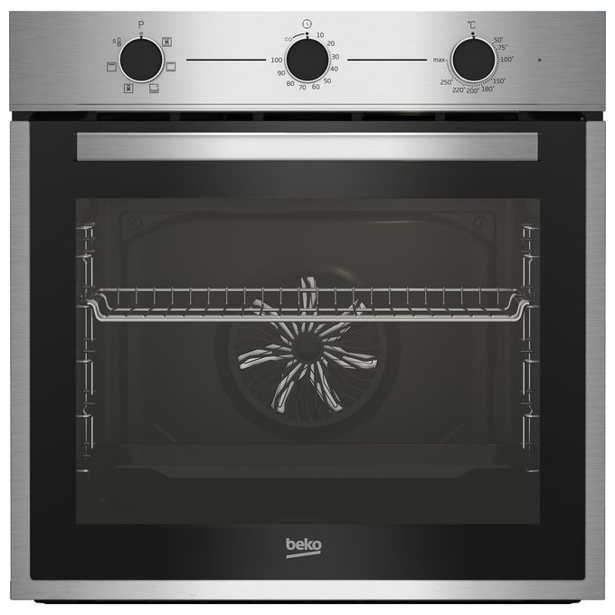 Beko BBIE14100X Multi6 Forno da incasso Elettrico Ventilato 72 L Classe A 6 Funzioni HidroClean (59.5x59.4x56.7 cm) colore Inox