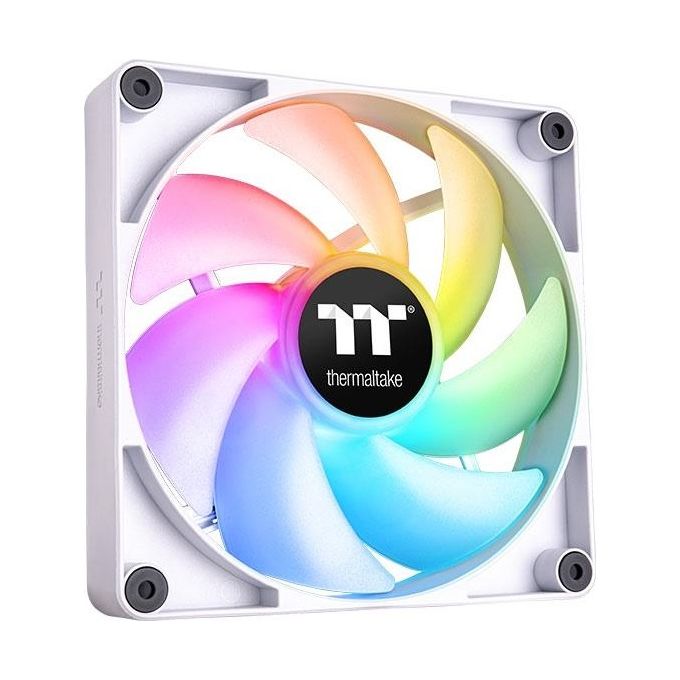 Thermaltake CL-F154-PL14SW-A CT140 ARGB Sync Ventola per Case PC 140 mm 1500 rpm PWM ARGB Bianco