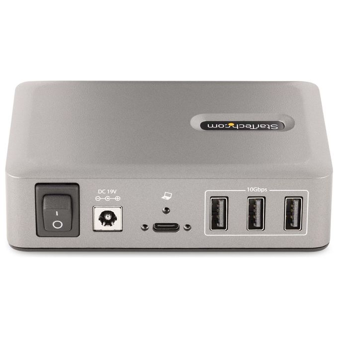StarTech.com 10G8A2CS-USB-C-HUB Hub USB-C 10 Porte 10Gbps USB 3.2 Gen 2 8x USB-A 2x USB-C Autoalimentato 65W colore Grigio