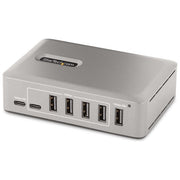 StarTech.com 10G8A2CS-USB-C-HUB Hub USB-C 10 Porte 10Gbps USB 3.2 Gen 2 8x USB-A 2x USB-C Autoalimentato 65W colore Grigio