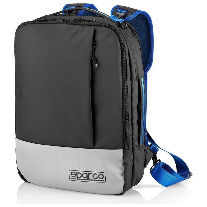 Celly SPBACKPACK Sparco Fuel Zaino Porta PC 15.6'' 3 Scomparti Resistente agli Urti colore Nero