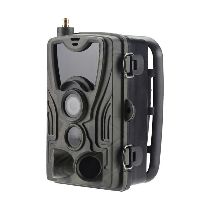 Denver 112131130090 WCL-8040 Fotocamera per Animali Selvatici 4G LTE Tuya Sensore CMOS 8 MP Risoluzione 30MP Visione Notturna 38 LED IR IP65 colore Mimetico