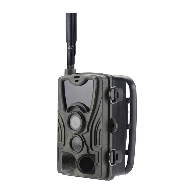 Denver 112131130090 WCL-8040 Fotocamera per Animali Selvatici 4G LTE Tuya Sensore CMOS 8 MP Risoluzione 30MP Visione Notturna 38 LED IR IP65 colore Mimetico