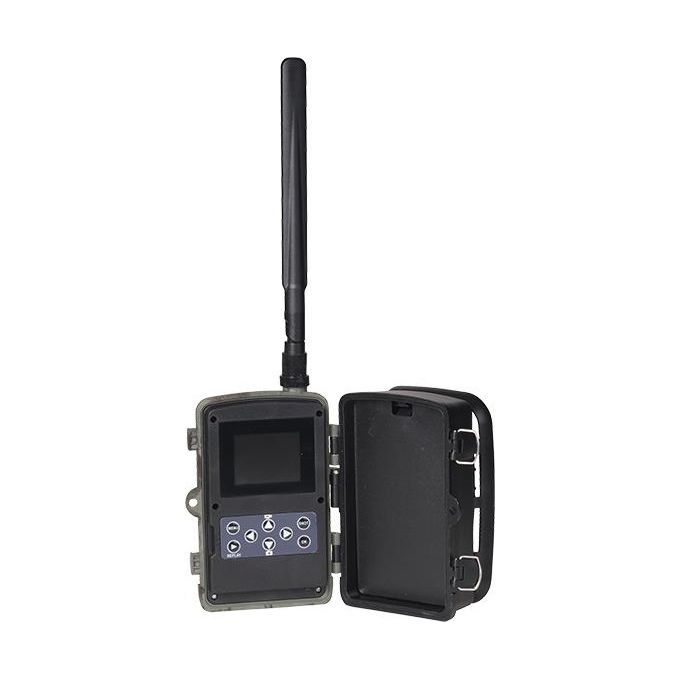 Denver 112131130090 WCL-8040 Fotocamera per Animali Selvatici 4G LTE Tuya Sensore CMOS 8 MP Risoluzione 30MP Visione Notturna 38 LED IR IP65 colore Mimetico