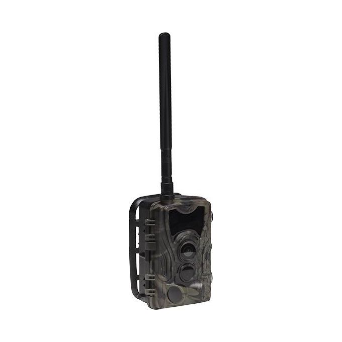 Denver 112131130090 WCL-8040 Fotocamera per Animali Selvatici 4G LTE Tuya Sensore CMOS 8 MP Risoluzione 30MP Visione Notturna 38 LED IR IP65 colore Mimetico