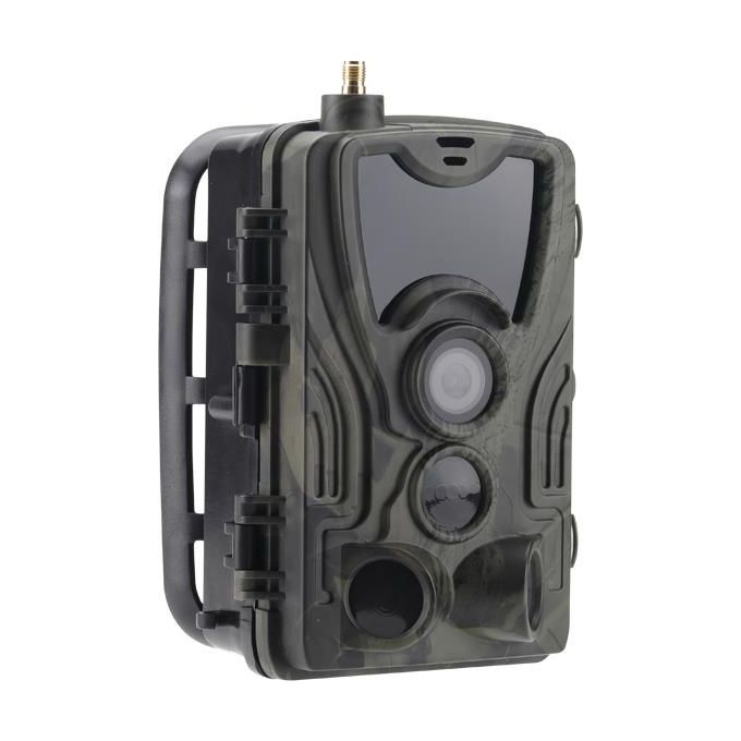 Denver 112131130090 WCL-8040 Fotocamera per Animali Selvatici 4G LTE Tuya Sensore CMOS 8 MP Risoluzione 30MP Visione Notturna 38 LED IR IP65 colore Mimetico