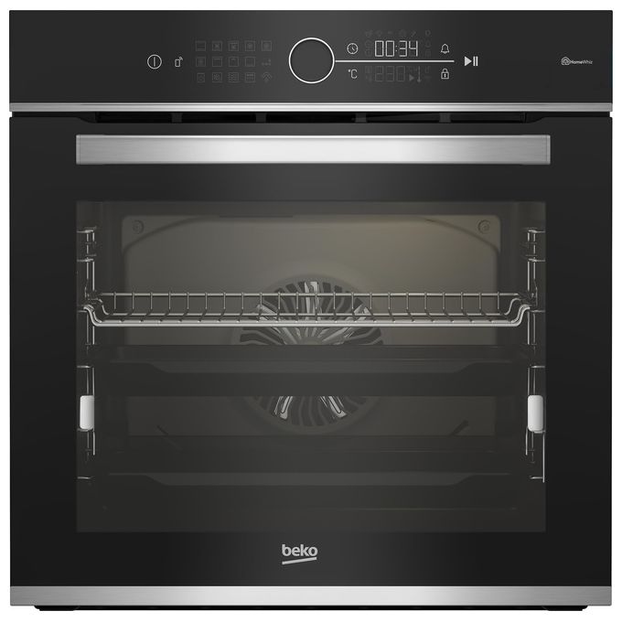 Beko BBIMM13400XCSW BPro 500 Forno da incasso Elettrico Termoventilato 72 L Classe A+ 13 Funzioni Pizza Chef Wi-Fi (59,5x59,4x56,7 cm) colore Inox