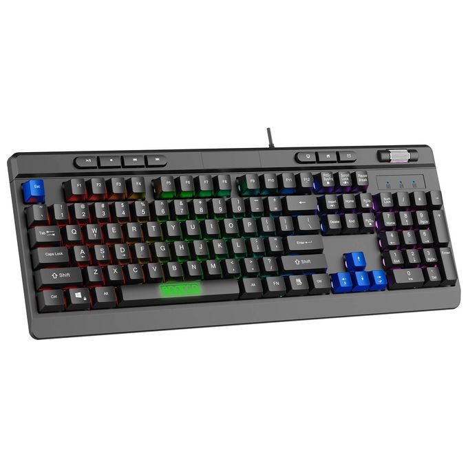 Sparco SPMEMKEYBOARD Stealth Tastiera Gaming Full-Size con Tasti a Membrana Retroilluminata RGB 12 Modalita' Anti-Ghosting USB Cablato Layout USA colore Nero