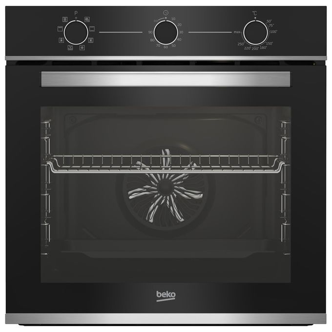 Beko BBIM13100X Beyond Forno da incasso Elettrico Multifunzione 72 L 8 Funzioni Classe A AeroPerfect SteamShine (59.5x59.4x56.7 cm) colore Nero