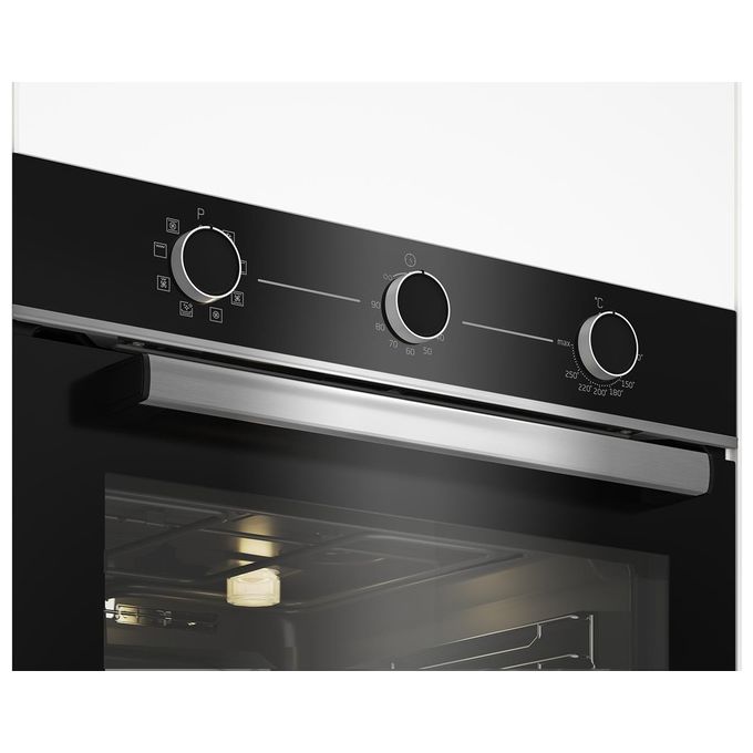 Beko BBIM13100X Beyond Forno da incasso Elettrico Multifunzione 72 L 8 Funzioni Classe A AeroPerfect SteamShine (59.5x59.4x56.7 cm) colore Nero