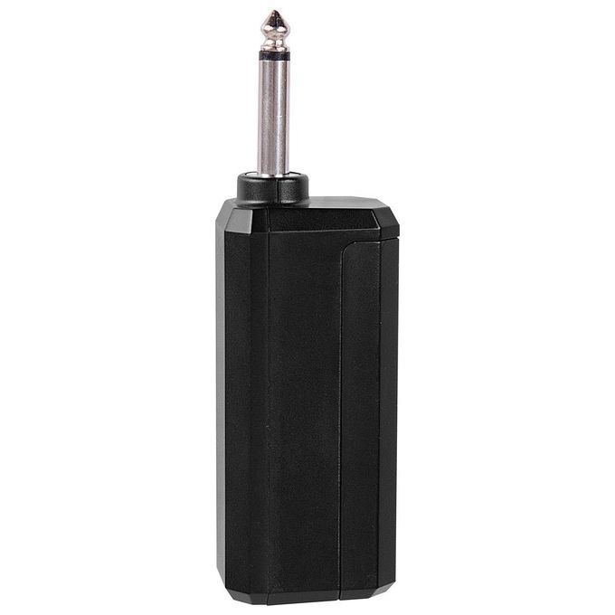 Trevi EM415R-BK Set 2 Microfoni Wireless Dinamici Unidirezionali 2.4GHz Jack 6.3mm Batteria USB Type-C colore Nero Argento