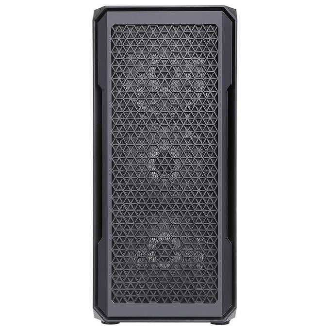 Itek ITGCAST33B Six Triangle PC Case Midi Tower 4 Ventole ARGB 120mm Vetro Temperato ATX colore Nero