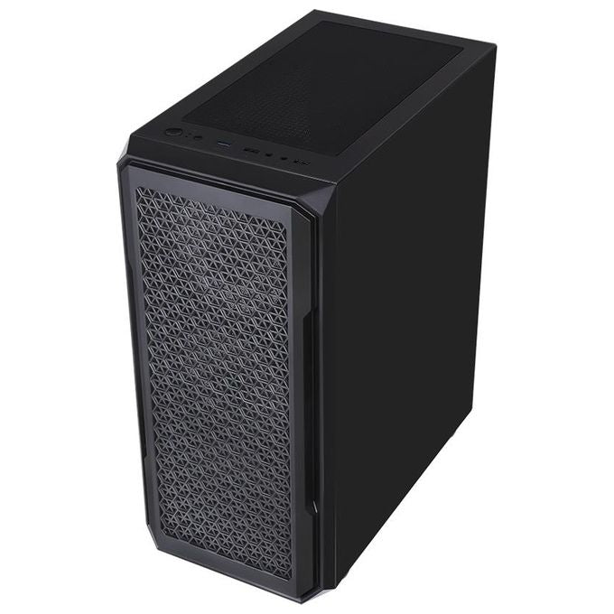 Itek ITGCAST33B Six Triangle PC Case Midi Tower 4 Ventole ARGB 120mm Vetro Temperato ATX colore Nero