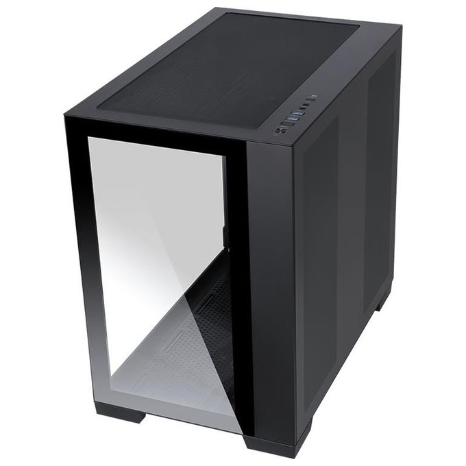 Itek ITGCADCAGB Dark Cave Case Tower Gaming ATX 4x Fan ARGB 120mm USB 3.0 Type-C Pannello Vetro Temperato colore Nero