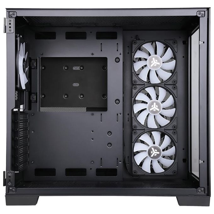 Itek ITGCADCAGB Dark Cave Case Tower Gaming ATX 4x Fan ARGB 120mm USB 3.0 Type-C Pannello Vetro Temperato colore Nero