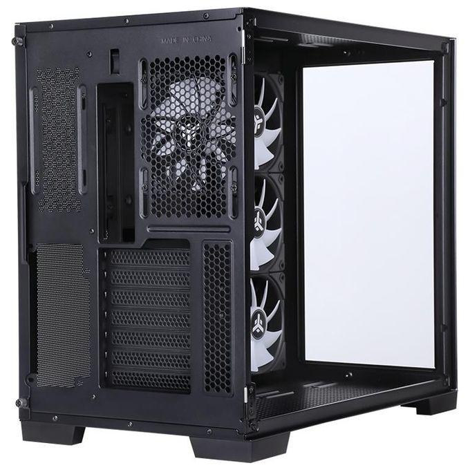 Itek ITGCADCAGB Dark Cave Case Tower Gaming ATX 4x Fan ARGB 120mm USB 3.0 Type-C Pannello Vetro Temperato colore Nero