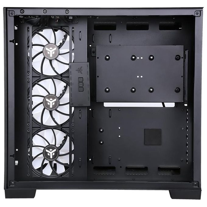 Itek ITGCADCAGB Dark Cave Case Tower Gaming ATX 4x Fan ARGB 120mm USB 3.0 Type-C Pannello Vetro Temperato colore Nero