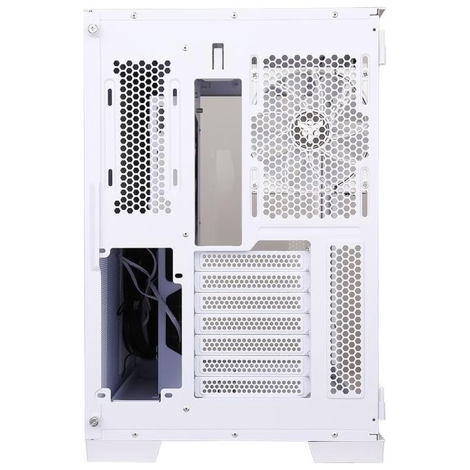 Itek ITGCADCAGW Dark Cave Case Gaming Tower ATX 4x120mm ARGB Fan Vetro Temperato USB 3.0 Type-C colore Bianco