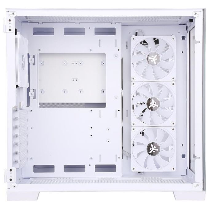 Itek ITGCADCAGW Dark Cave Case Gaming Tower ATX 4x120mm ARGB Fan Vetro Temperato USB 3.0 Type-C colore Bianco