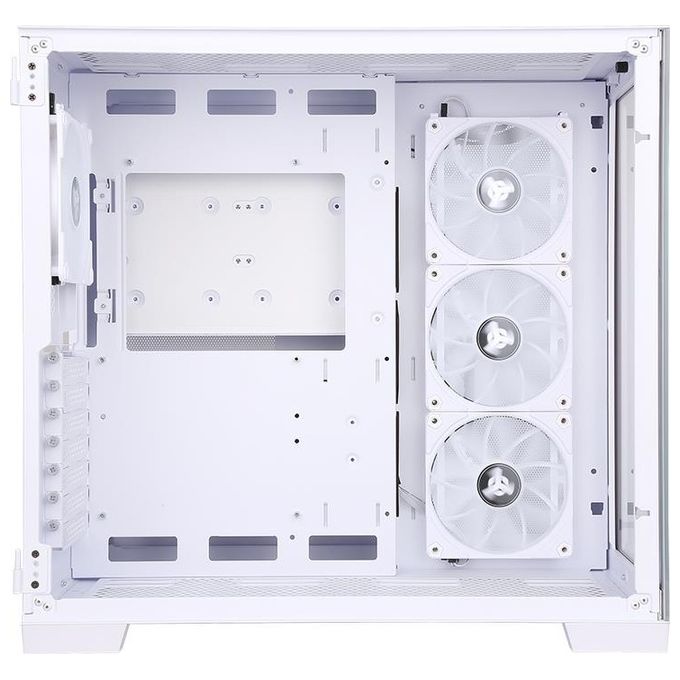 Itek ITGCADCAGW Dark Cave Case Gaming Tower ATX 4x120mm ARGB Fan Vetro Temperato USB 3.0 Type-C colore Bianco