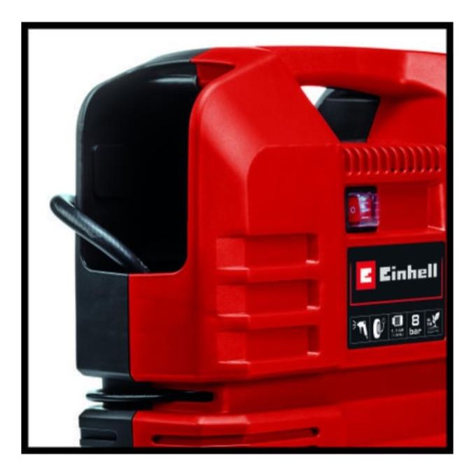 Einhell Compressore Portatile A Presa Diretta Tc-Ac 190 Of KIT_