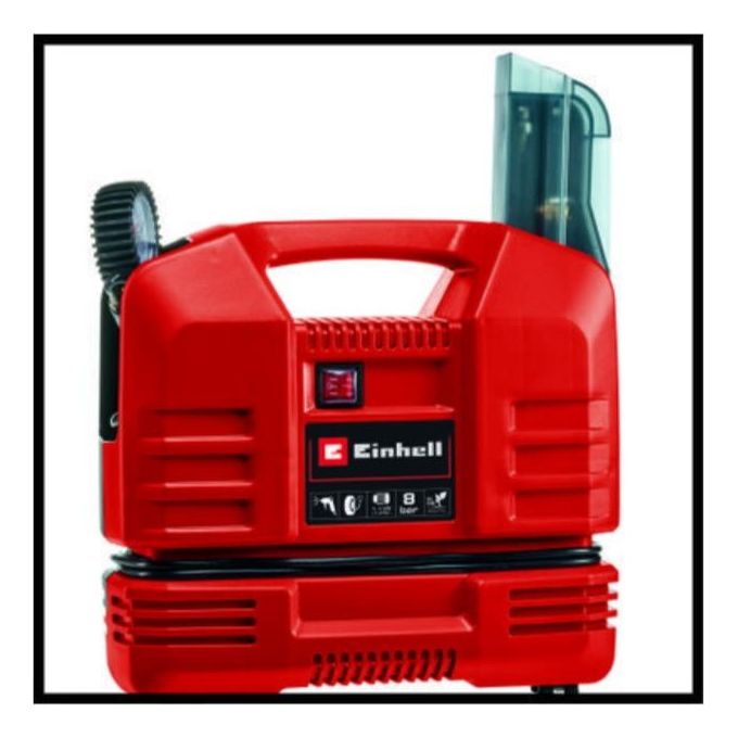 Einhell Compressore Portatile A Presa Diretta Tc-Ac 190 Of KIT_