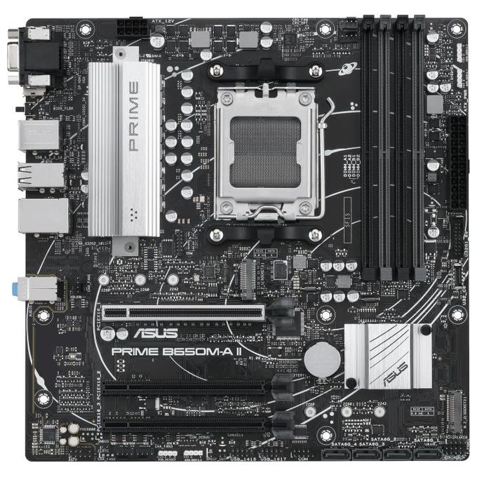 ASUS 90MB1EH0-M0EAYC PRIME Scheda Madre Socket AM5 Chipset AMD B650 DDR5 4 Slot M.2 PCIe 5.0 2.5GbE colore Nero