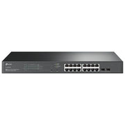 TP-Link TL-SG2218P Switch Gestito L2 L2+ 16 porte Gigabit PoE+ 150W 2 slot SFP Omada SDN colore Nero