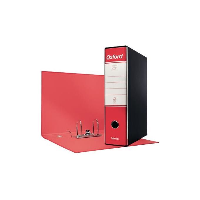 Esselte Cf6 registratori Oxford G85 Rosso