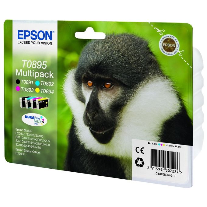 Epson Multipack T0895 bk-c-m-y Blister