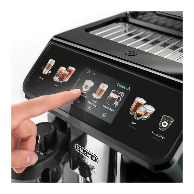 De’Longhi Eletta Explore, Macchina Espresso Automatica, 1.8 L, Grigia