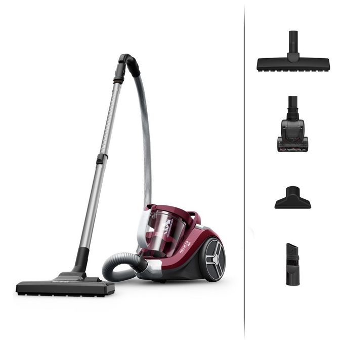 Rowenta RO4B63 Compact Power XXL Aspirapolvere a Cilindro Senza Sacchetto 2,5 L 900 W 75 dB colore Rosso